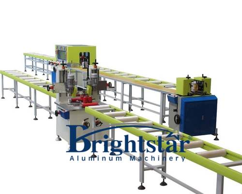 Thermal barrier aluminum profile production line